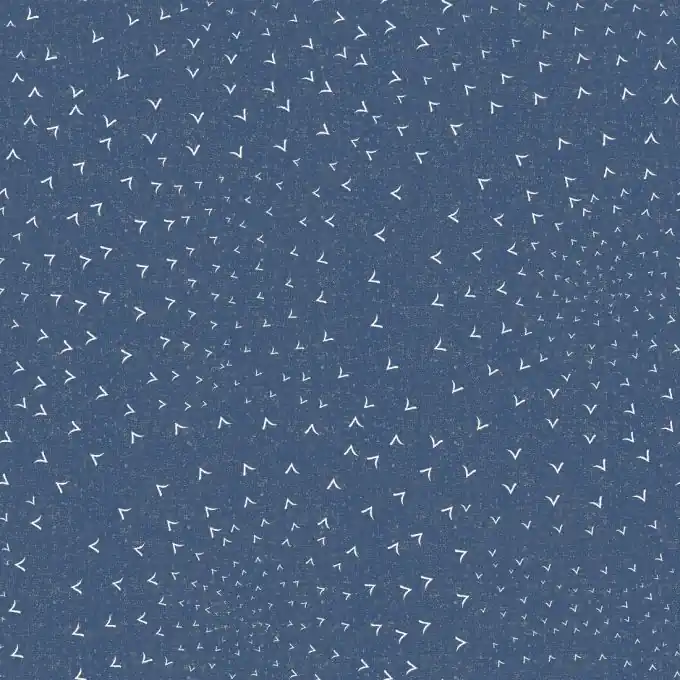 Baumwollstoff Lifes Journey Marineblau Weltweiter Versand