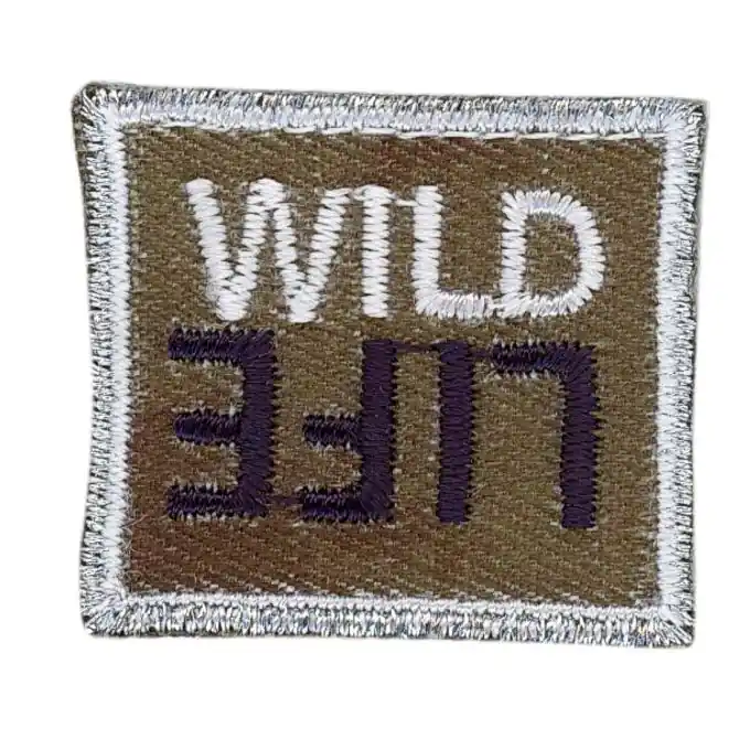 Patch, thermoklebend Wild Life Versand Am Gleichen Tag
