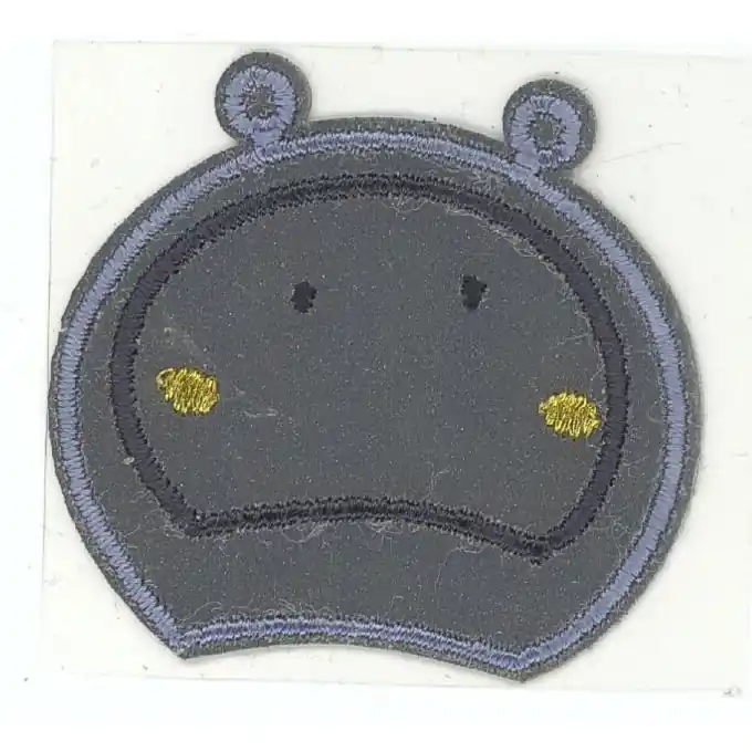 Wochenendangebot Patch, thermoklebend Nilpferd Reflektierend