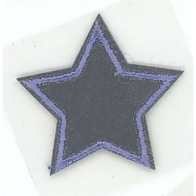 Angebot Patch, thermoklebend Stern Silbern reflektierend Silbern