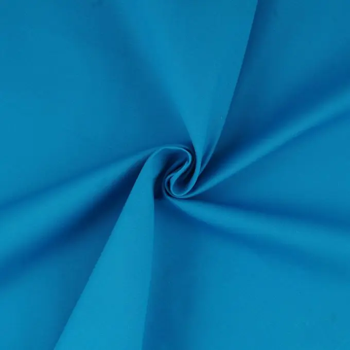 Direktkauf Baumwollsatin, einfarbig Türkis
