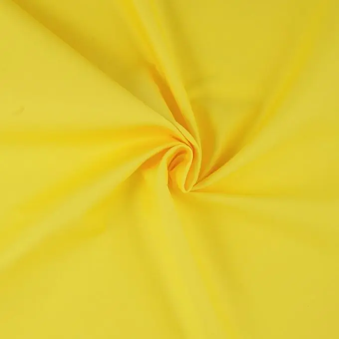 Billig Baumwollsatin, einfarbig Gelb