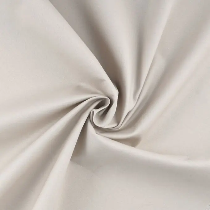 Baumwollsatin einfarbig Leinenfarben Schneller Versand