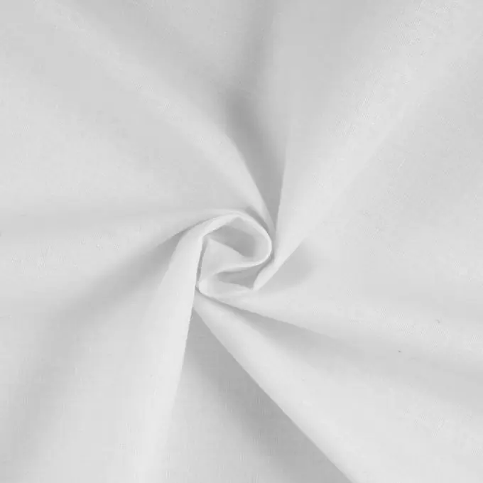 Top-Qualität Vorgangsstoff Leinen/Polyester Apolline Weiß extrabreit