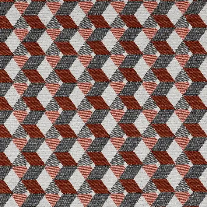 Stoff Jacquard Carey Paprika Top-Qualität