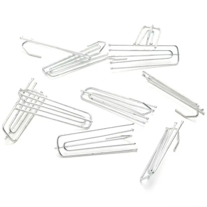 Faltenhaken mit 4 Zinken für flämische Falten, kopflos Sonderaktion