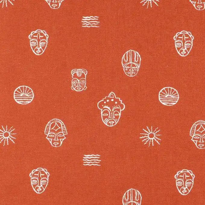 Bestseller Baumwollstoff Blau Masken