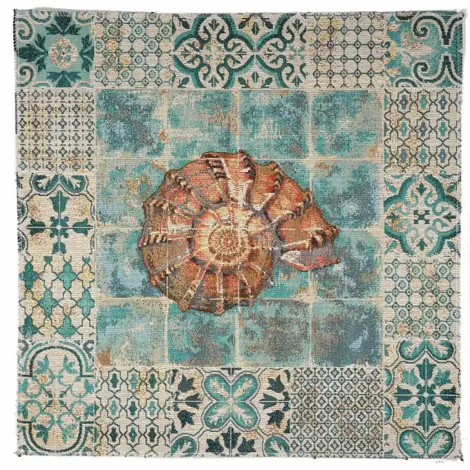 Kostenfreie Lieferung Stoffabschnitt Jacquard Coquillage