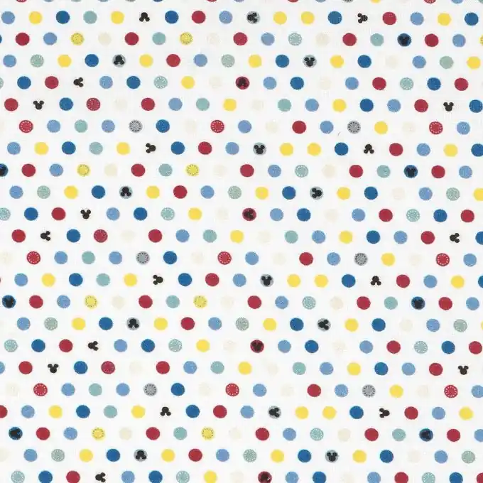 Baumwollstoff Punkte Mickey Billig