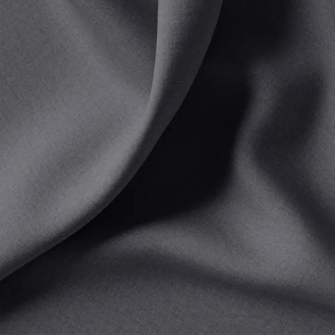 Einfarbiger Baumwollstoff Cristina Bleigrau Jetzt Kaufen