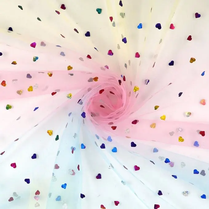 Top-Preis Tüll Bunt Herzen