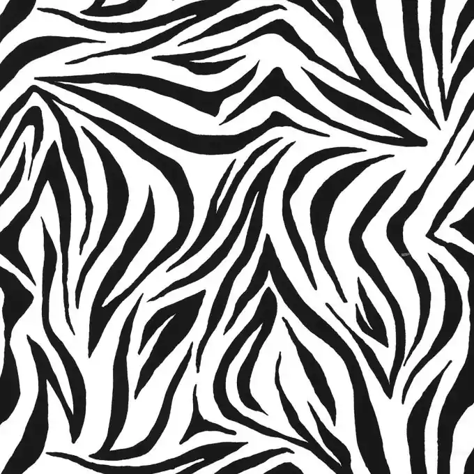 Crêpe-Stoff Zebra Billig