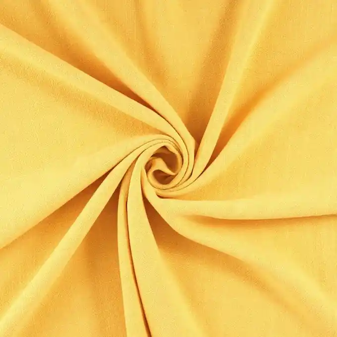 Preisreduziert Stoff Leinen/Viskose Gelb