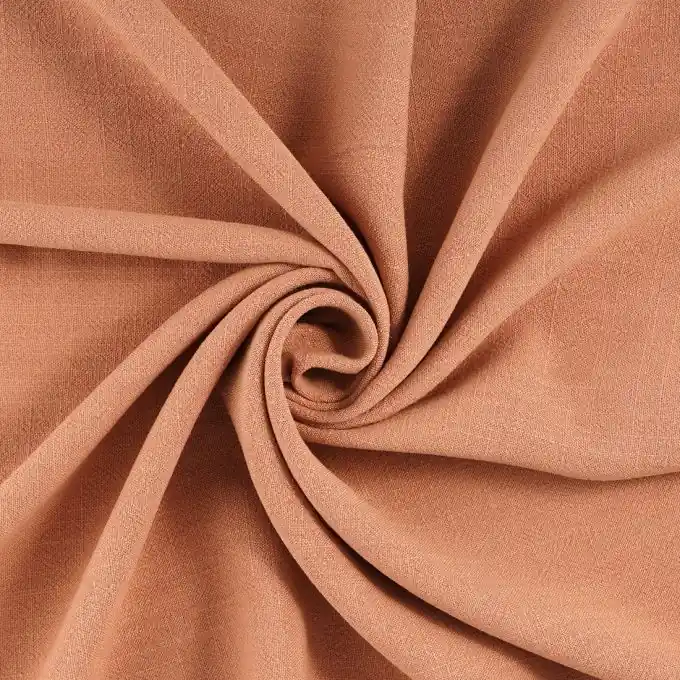 Stoff Leinen/Viskose Nude Handgefertigt