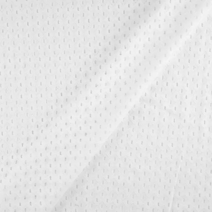 Baumwollspitze Stoff mit weißem Rautenmuster Letzte Chance