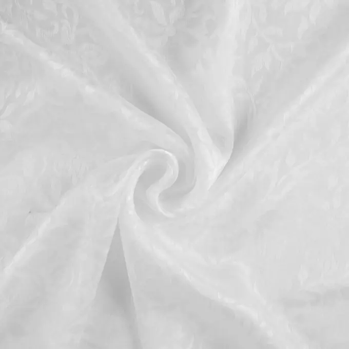 Jetzt Kaufen Stoff aus cremefarbener Viskose mit Blumenmuster