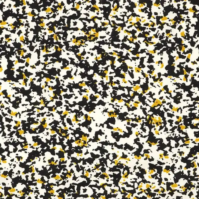 Popeline Viskose Grün/Schwarz Echt