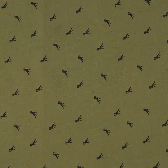 Garantierte Lieferung Popeline Baumwolle Khaki Dinosaurier