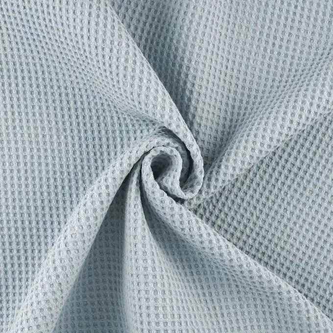 Beliebt Waffelpiqué Eisblau