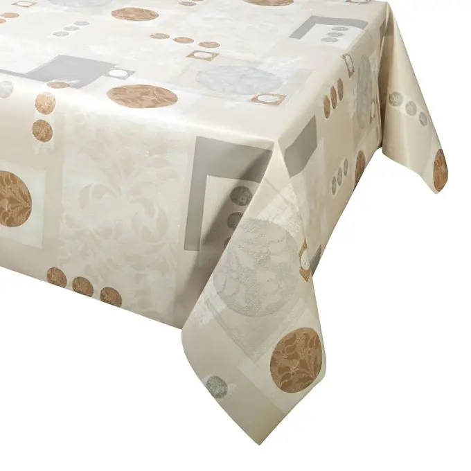 Tischdeckenstoff Ecru Neuheit