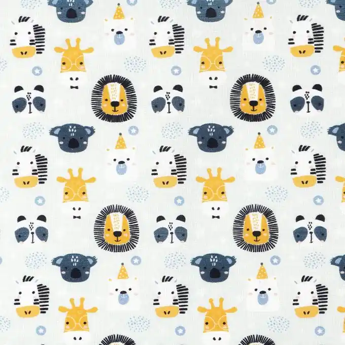 Kostenfreie Lieferung Baumwollstoff Tiere