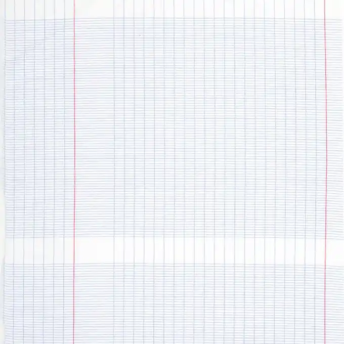 Baumwollstoff mit Schulheftmuster Neuheit