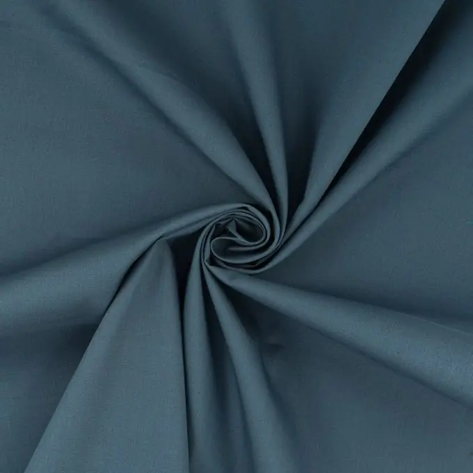 Popeline, einfarbig Nebelgrau Preisknaller