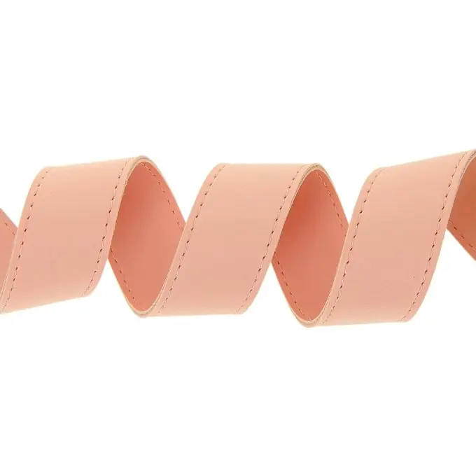 Kostenloser Versand Gurtband aus Kunstleder 30 mm rosa