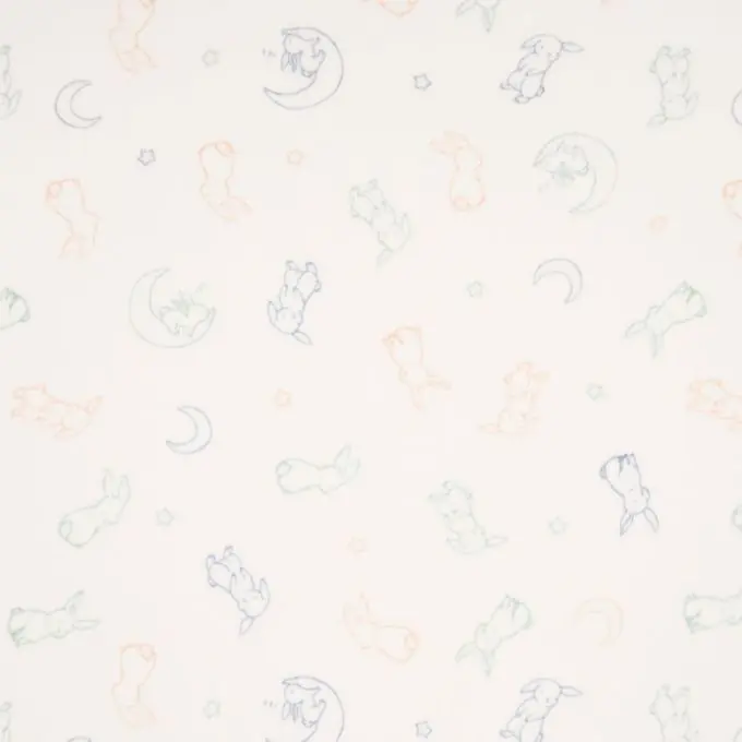 Preisknaller Nickistoff Hasen Weiss