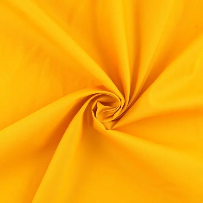 Popeline Baumwolle, einfarbig Safrangelb Neuheit