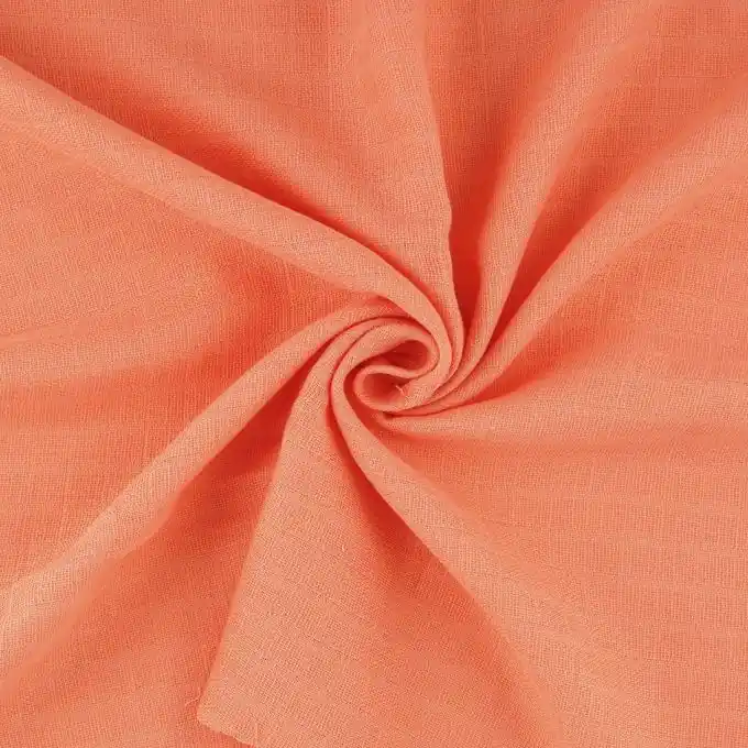 Versand Am Gleichen Tag Bio Coral Cotton Muslin Fabric