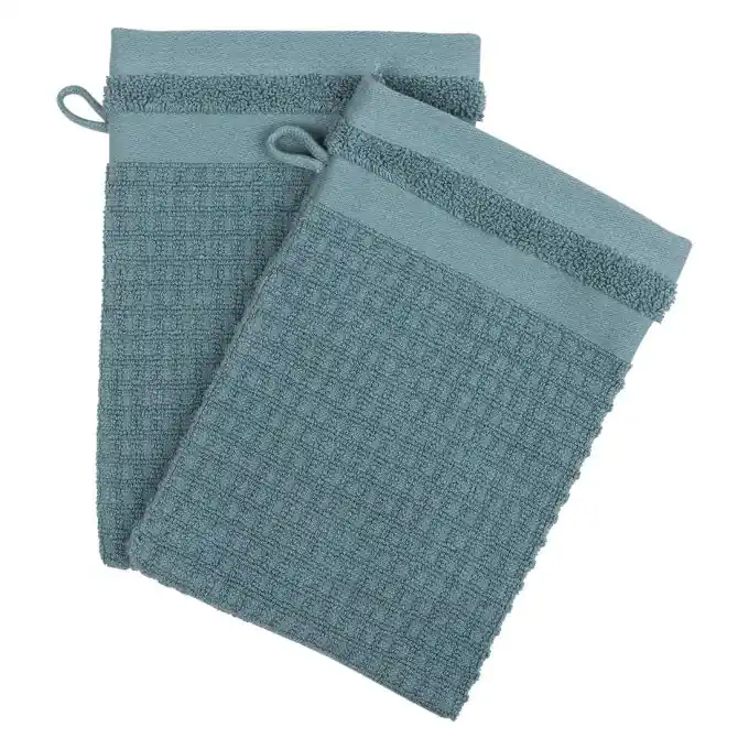 2er Set Waschlappen Garance Grün Kostenfreie Lieferung