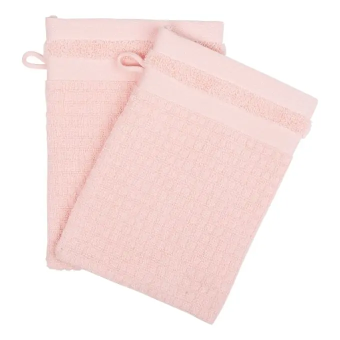2er Set Waschlappen Garance Rosa Schnäppchen