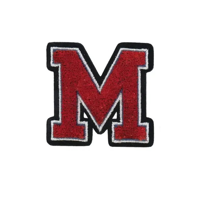 Bügelbild M Rot Premium