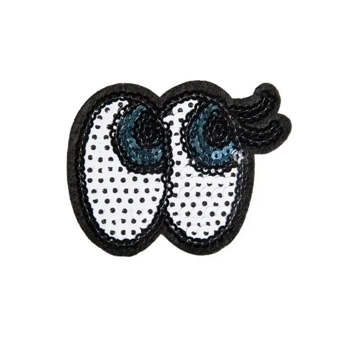 Bügelbild Augen Pailletten Versand Am Gleichen Tag