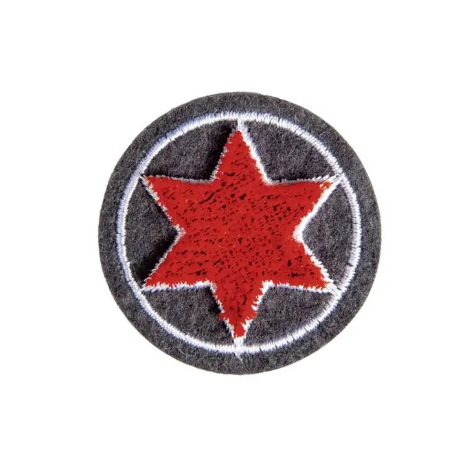 Neu Im Sortiment Bügelbild Stern rot