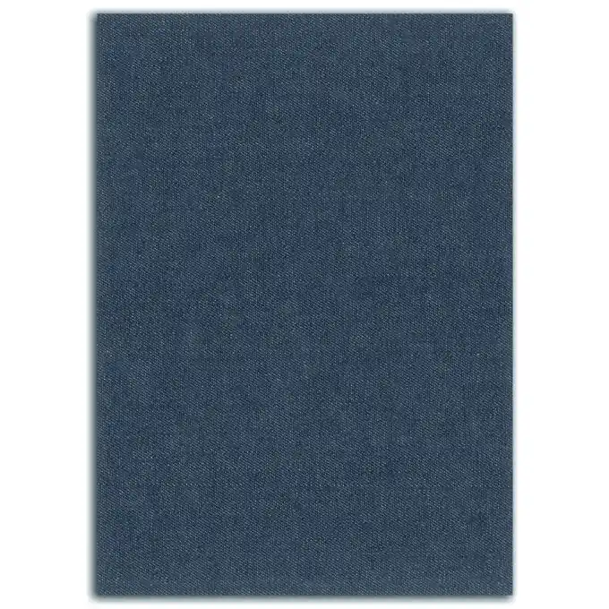 A5 Jeans-Flicken Bügelbar Meliert Neu