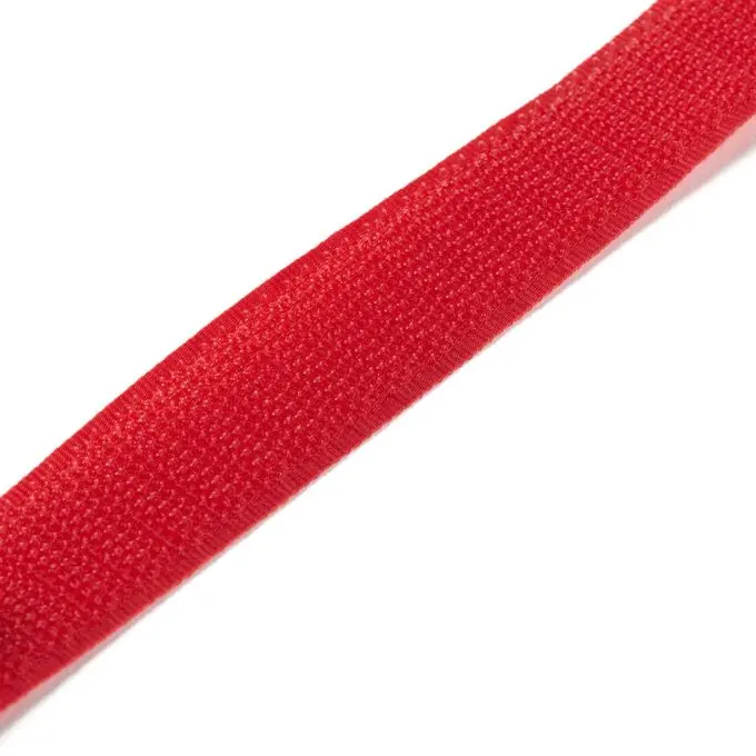 Klettband zum Aufnähen 20mm – Hakenband, rot Neue Kollektion