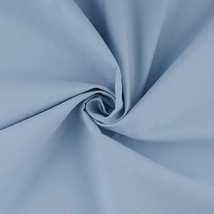 Kostenloser Rückversand Gabardine Bio Baumwolle Hellblau