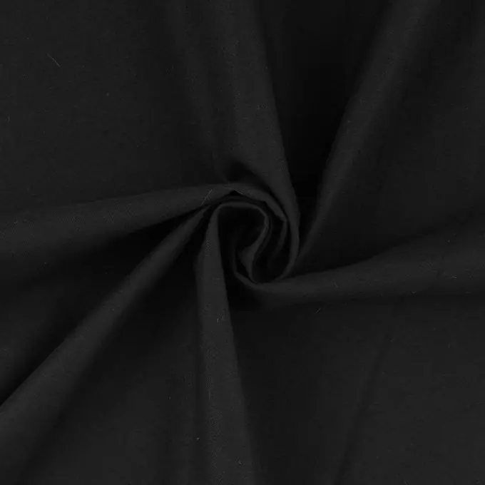 Preisknaller Gabardine Bio Baumwolle Schwarz