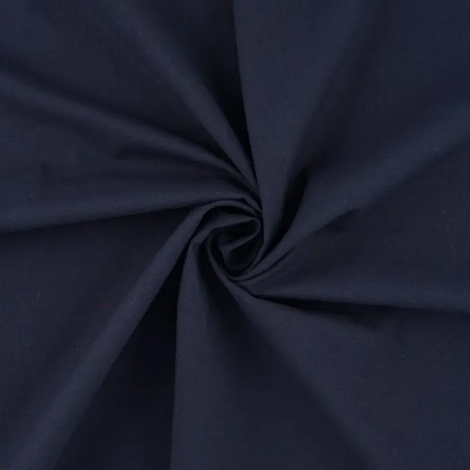 Popeline Bio Baumwolle Marineblau Neuheit