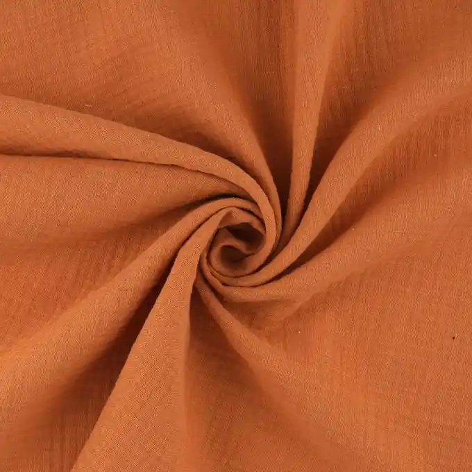 Mengenrabatt Musselin Bio Baumwolle Orange