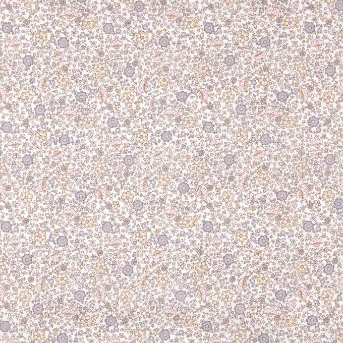 Batist Bio Baumwolle Grau/Violett Top-Angebot