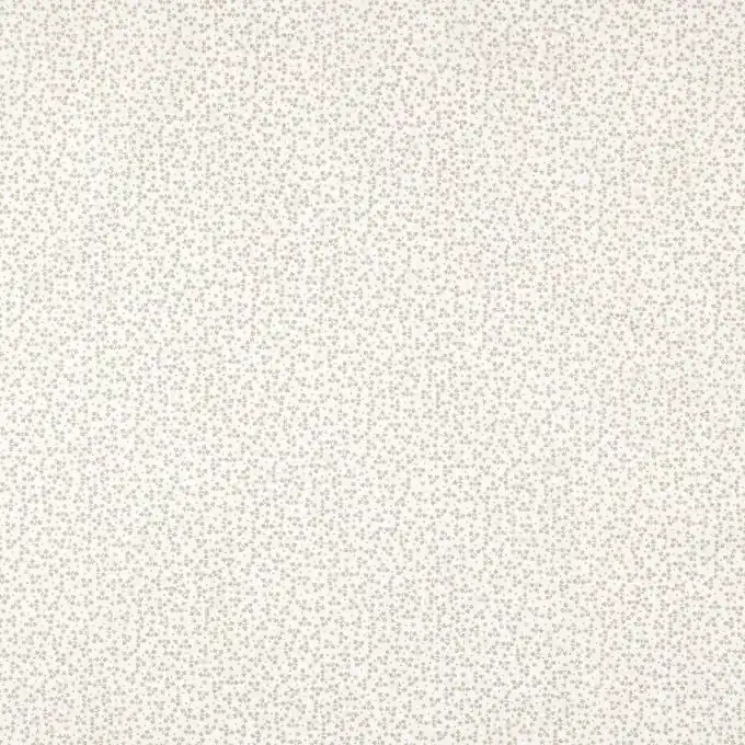 Hochwertig Batist Bio Baumwolle Beige Punkte