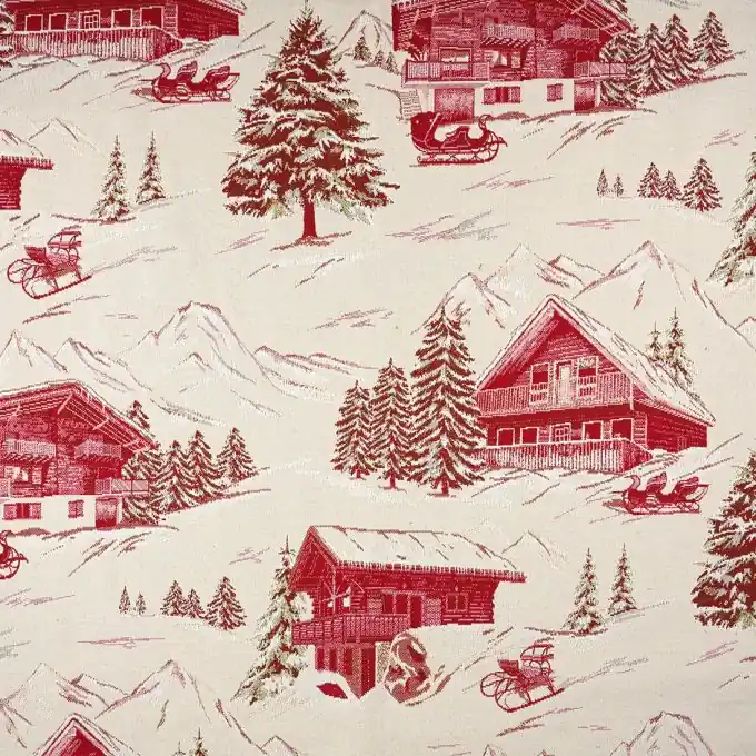 Jacquard Albergue Rot Heute Kaufen