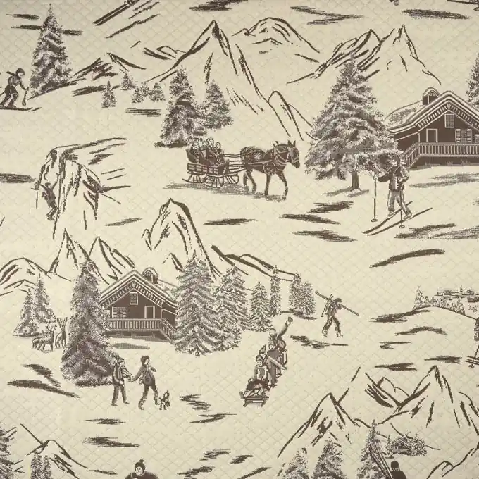 Must-Have Jacquard Courmayeur Braun