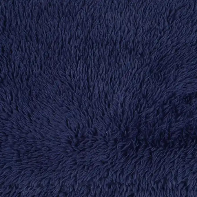 Plüschstoff Marineblau Günstig