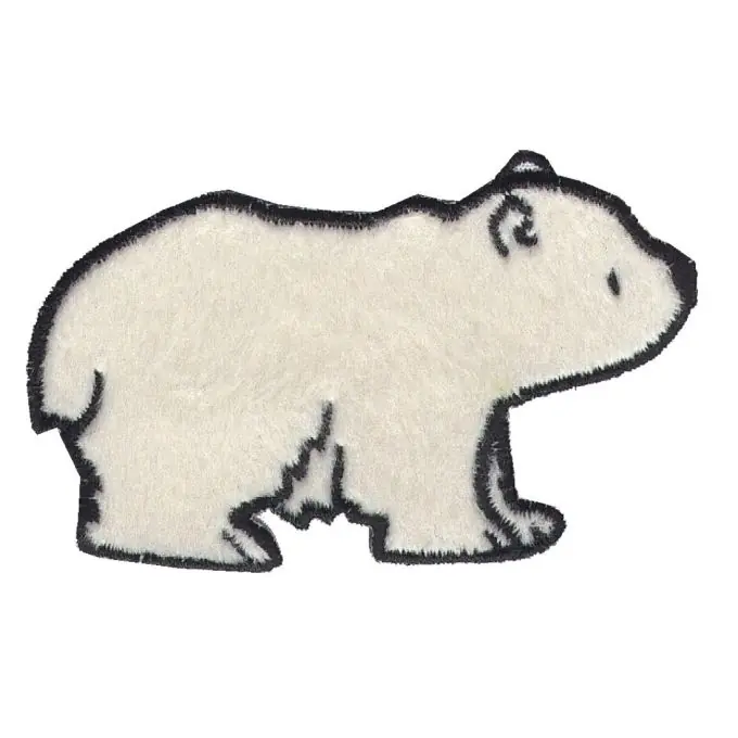 Bügelbild Weißbär Ab Werk