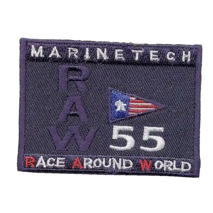 Neue Ware Bügelbild Marinetech 55 blau