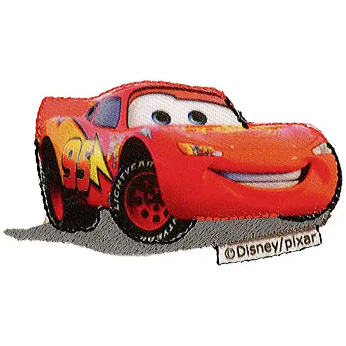 Bügelbild Cars mcqueen rot Original